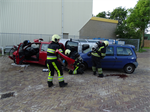 Oefening Brand Wegvervoer Auto Vaart Buitenpost